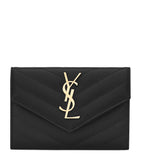 Saint Laurent leather quilted wallet, UK version