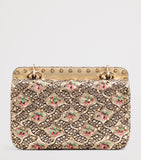 Valentino Garavani Small Jacquard Rockstud Spike shoulder bag (British brand)