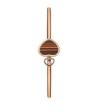 Chopard bangle rose gold moving diamond tiger's eye, imported from the UK