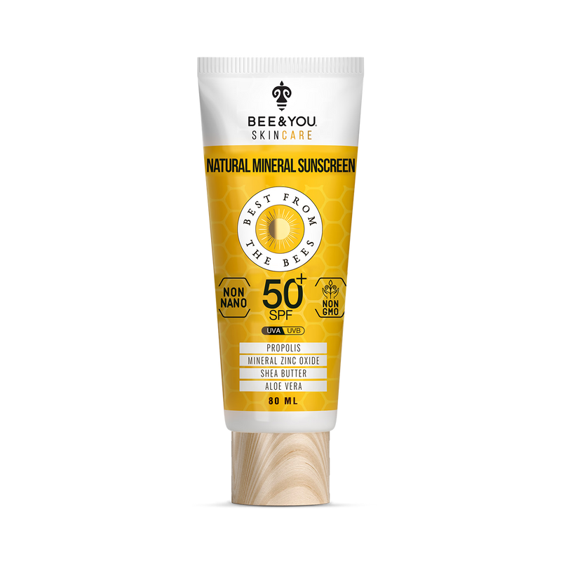 Bee&You mineral sunscreen cream for face and body 80ml (British brand)