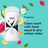 Sure Invisible Aqua anti-perspirant cream 50ml (British brand)