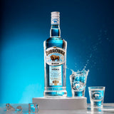 Zubrowka Vodka 1 Litre net content bottle packaging (British brand)