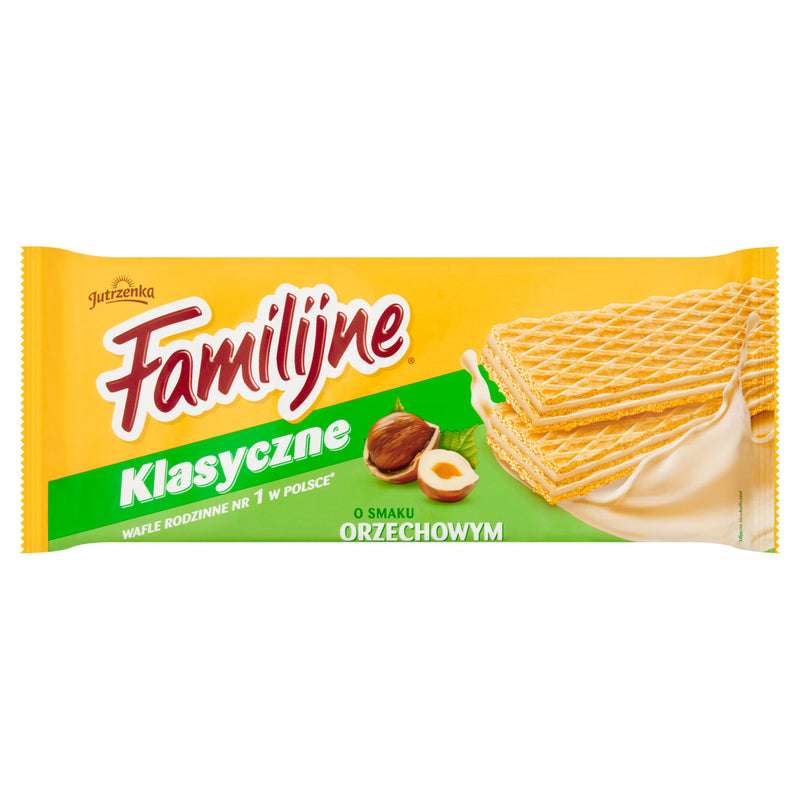 Jutrzenka hazelnut wafers cream filled, UK version
