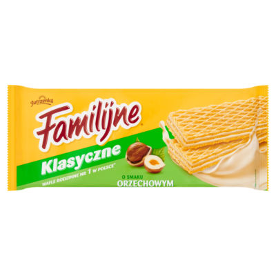 Jutrzenka hazelnut wafers cream filled, UK version