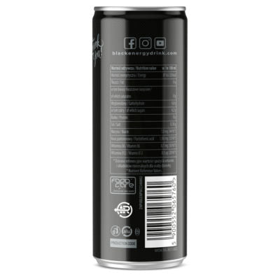 Black Original energy drink 250ml - British product
