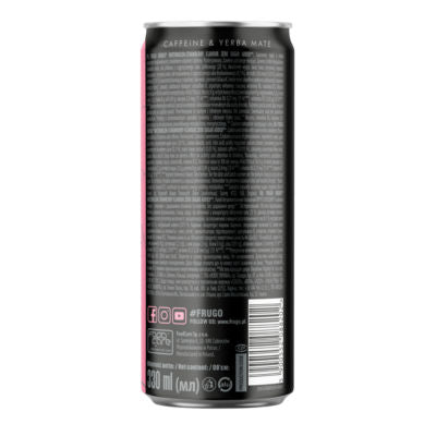 Frugo energy drink watermelon & strawberry 330ml, UK version