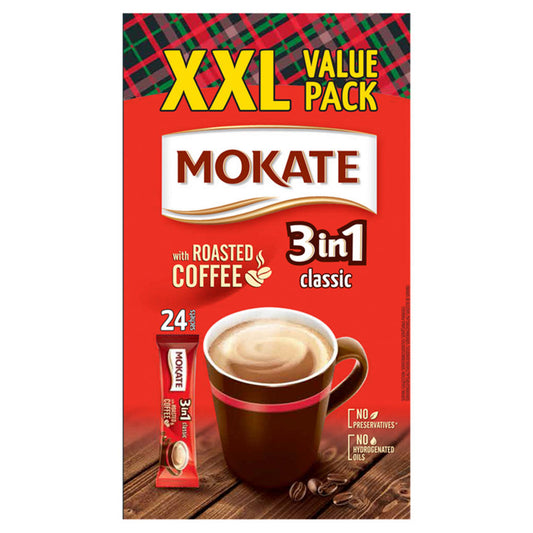 Mokate Classic 3in1 XXL 24 Sachets GOODS ASDA   