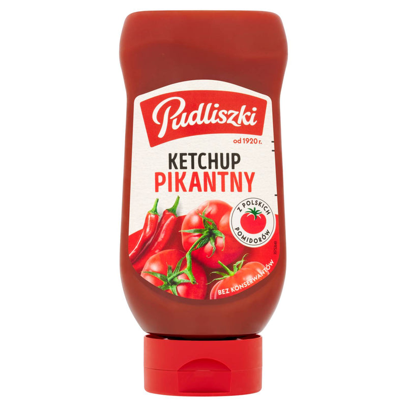 Pudliszki Hot Tomato Ketchup 480g (British brand)