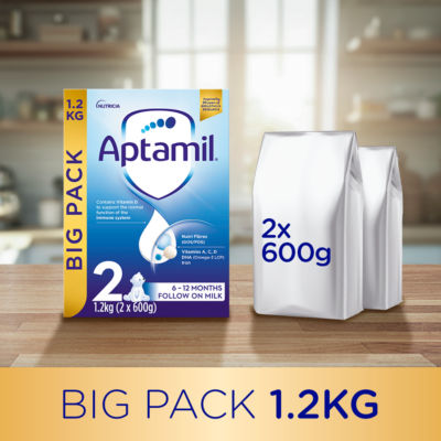 Aptamil 2 follow on milk powder 1.2kg - British product