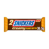 ASDA Snickers Creamy Peanut Butter & Milk Chocolate Snack Bar Duo 36.5g- Buy online at McGrocer