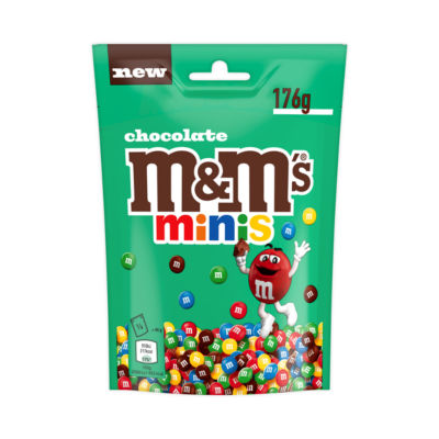 M&M's chocolate minis milk chocolate 176g, UK version