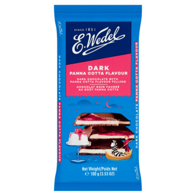 E. Wedel dark chocolate panna cotta filling 100g (British brand)