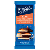 E. Wedel dark chocolate with creme brulee filling 100g - British product