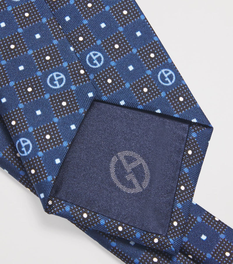 Giorgio Armani silk jacquard tie, imported from the UK
