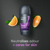 Dove Men+Care Advanced Total Comfort antiperspirant roll on 50 ml (British brand)