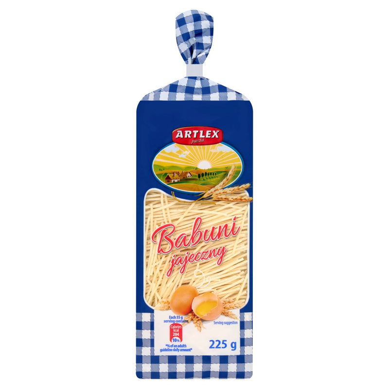 Artlex wheat flour egg pasta 225g, UK version
