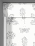 Dilly sheer roller blind dusk grey made to measure - British product