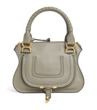 Chloé leather Marcie top-handle bag small, imported from the UK