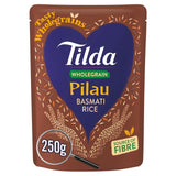Tilda Microwave Wholegrain Pilau Basmati Rice   250g GOODS M&S