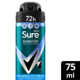 ASDA Sure Nonstop Protection Invisible Ice Fresh Anti-Perspirant Aerosol 75 ml- Buy online at McGrocer