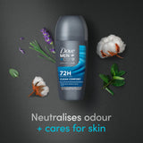 Dove Anti-Perspirant Roll On Clean Comfort 50ml - British product