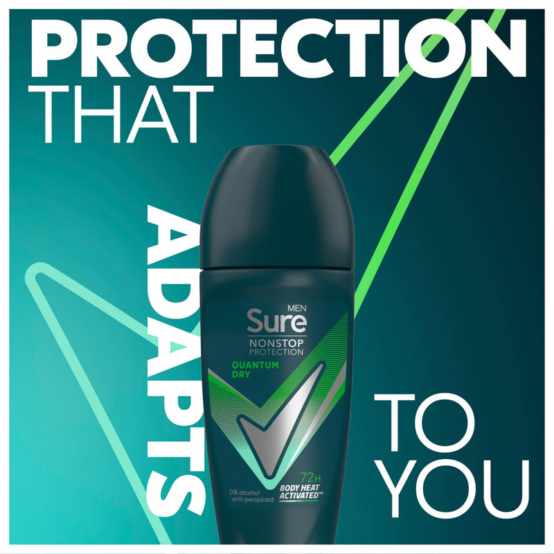 Sure Quantum Dry anti-perspirant roll on deodorant 50 ml (British brand)