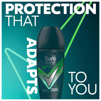 Sure Quantum Dry anti-perspirant roll on deodorant 50 ml (British brand)