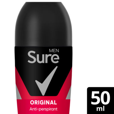Sure Original anti-perspirant roll on 50 ml (British brand)