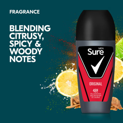 Sure Original anti-perspirant roll on 50 ml (British brand)
