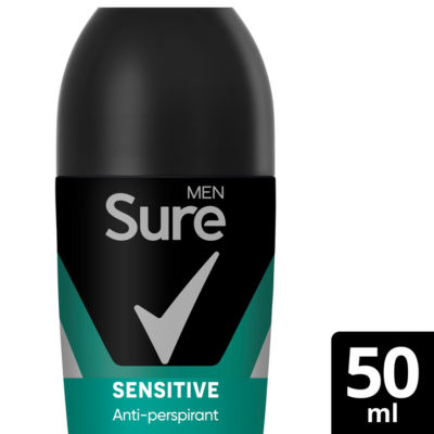Sure Sensitive Anti-Perspirant Roll On Deodorant 50ml (British brand)