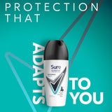 Sure anti-perspirant roll-on deodorant Invisible Aqua 50ml (British brand)