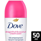ASDA Dove Advanced Care Go Fresh Dragonfruit & Coconut Cream Anti-Perspirant Roll On Deodorant 50 ml- Buy online at McGrocer