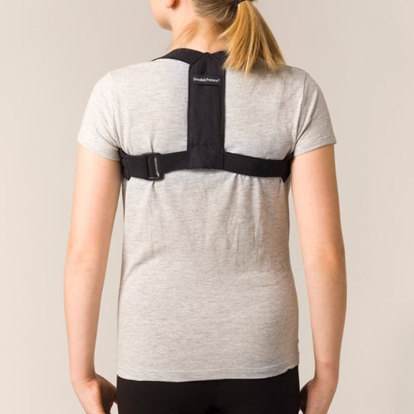 Swedish Posture Junior Posture Brace 6-12 Years- Black GOODS Superdrug