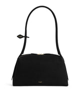 Harrods Alaïa Nubuck Leather Le Bouledogue Shoulder Bag- Buy online at McGrocer