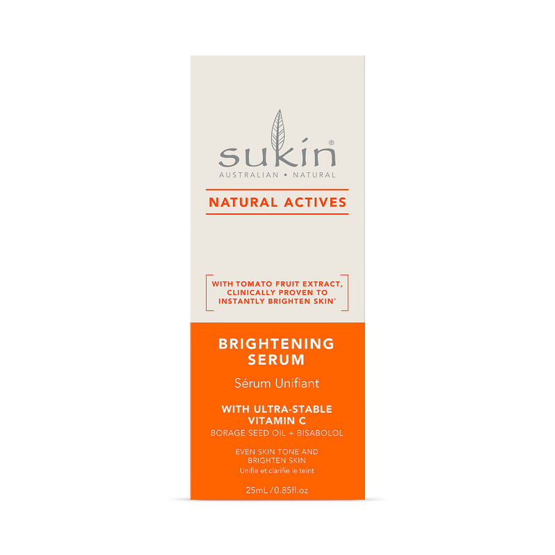 Sukin brightening serum Natural Actives 25ml, UK version
