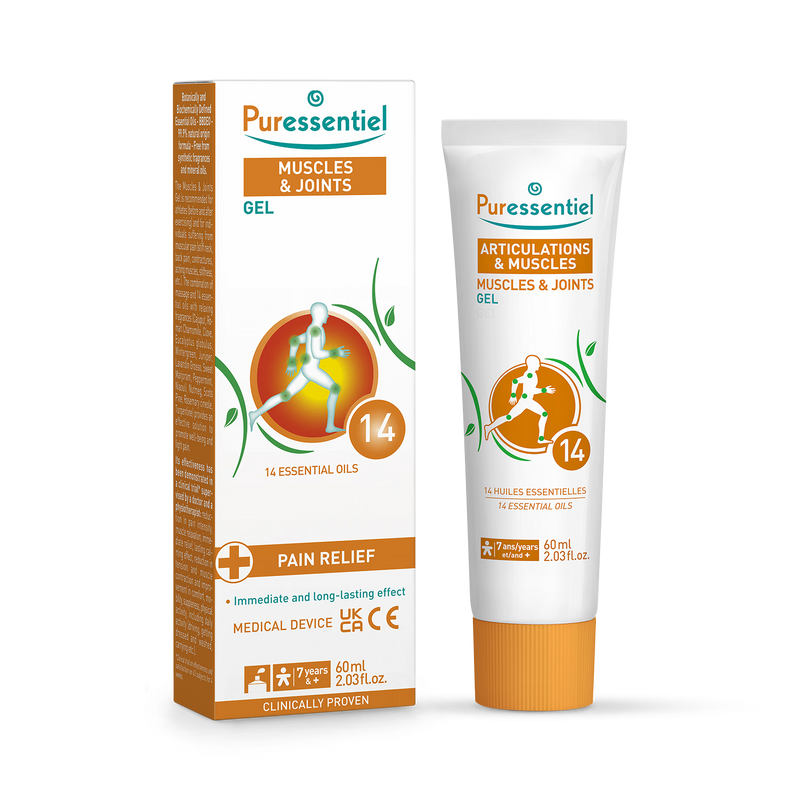 Puressentiel Muscle and Joints Gel 60ml, imported from the UK