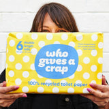 Who Gives A Crap 100% Recycled Toilet Paper 6 per pack GOODS M&S