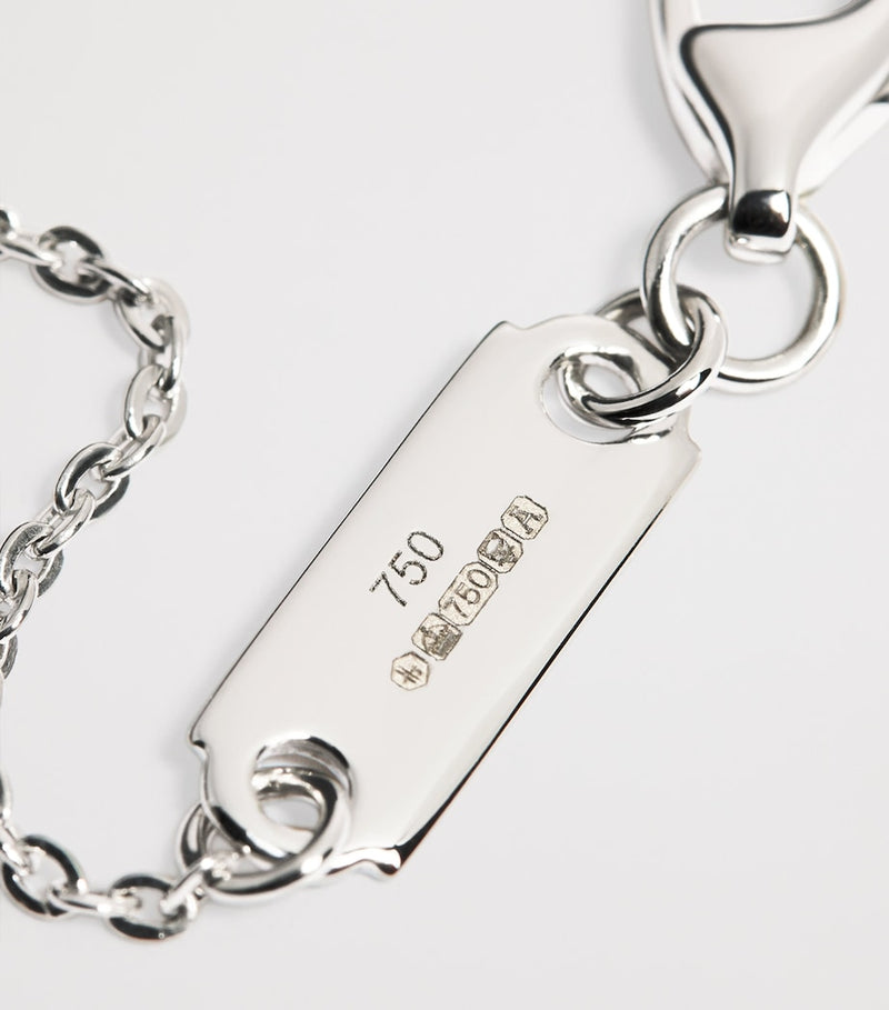 Harrods white gold and diamond bracelet 0.25ct, imported from the UK