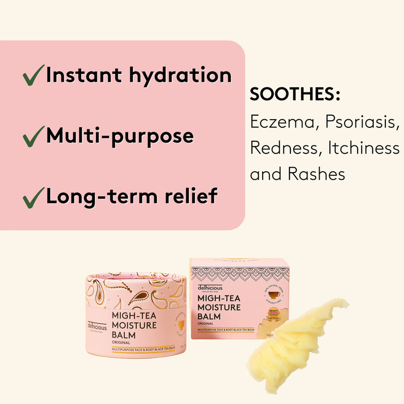 Delhicious Migh-Migh-Tea skin recovery balm 140g (British brand)