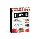 That's it. Apple Strawberry   3 x 35g GOODS M&S