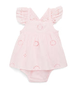 Louise Misha Salome Broderie Anglaise Baby Romper 3-18 måneder