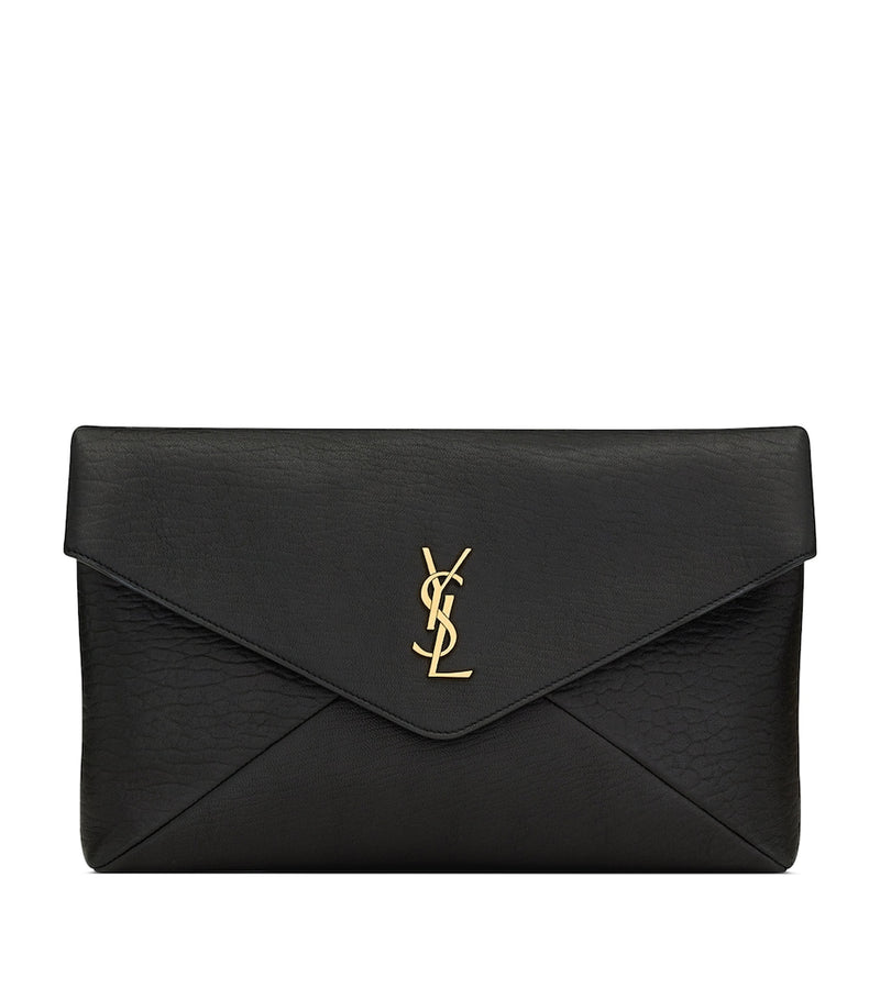 Saint Laurent Cassandre envelope pouch lambskin leather - British product