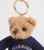 Harrods jersey bear keyring 12cm (British brand)