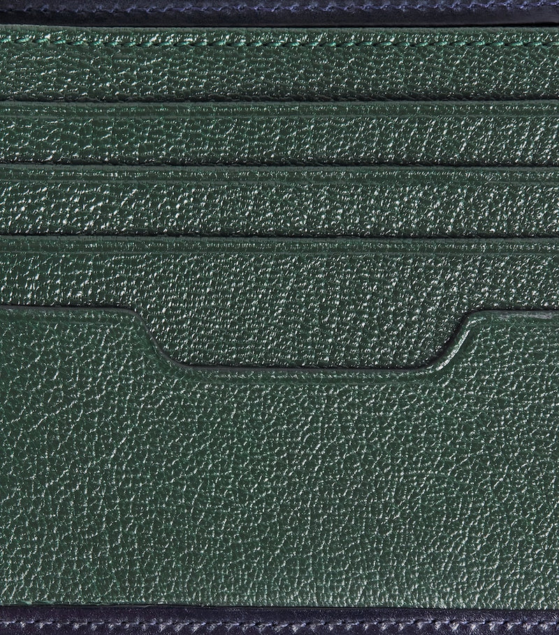 Swaine leather compact bifold wallet - British product