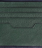 Swaine leather compact bifold wallet - British product