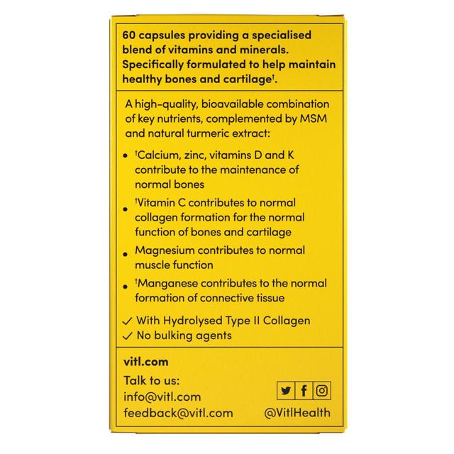 Vitl Bone & Joint Capsules   60 per pack GOODS M&S