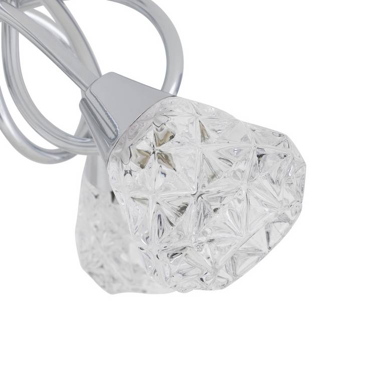 Argos Home Dico 5 light ceiling light faceted glass - British product