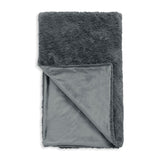 Habitat faux fur throw charcoal 150x200cm, imported from the UK