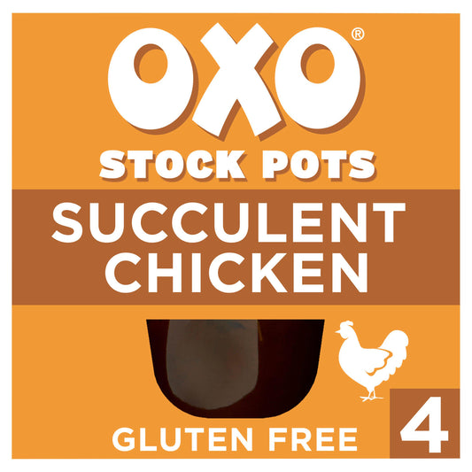 Oxo Chicken with Bay and Parsley Stock Pots x4 80g gluten free Sainsburys   