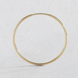 Revere 9ct yellow gold hoop earrings 25mm, UK version
